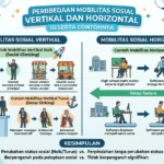 Perbedaan Mobilitas Sosial Vertikal dan Horizontal Beserta Contohnya (AiStudio)