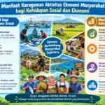 Manfaat Keragaman Aktivitas Ekonomi Masyarakat bagi Kehidupan Sosial dan Ekonomi (AiStudio)