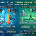 Mobilitas Sosial Vertikal dan Horizontal: Pengertian, Perbedaan, dan Contohnya (AiStudio)