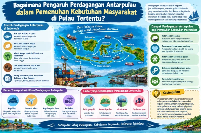 Bagaimana Pengaruh Perdagangan Antarpulau dalam Pemenuhan Kebutuhan Masyarakat di Pulau Tertentu?