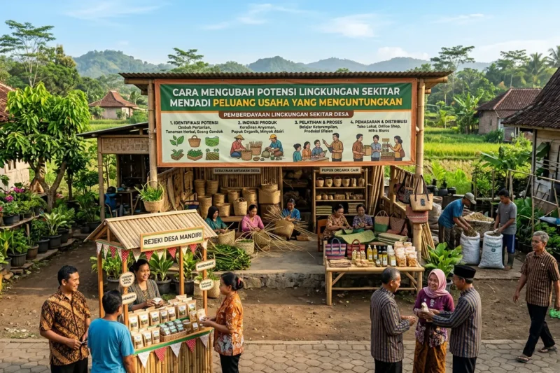 Cara Mengubah Potensi Lingkungan Sekitar Menjadi Peluang Usaha yang Menguntungkan