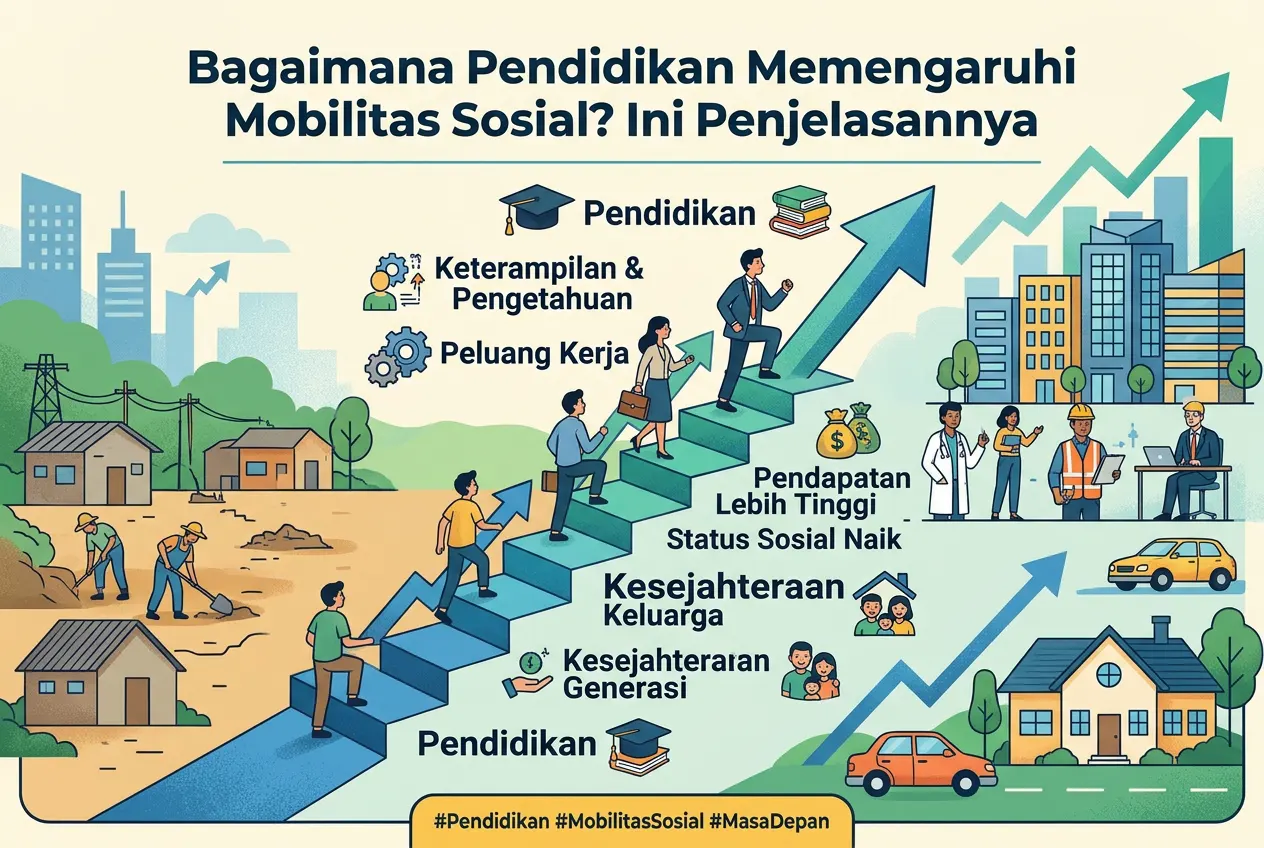 Bagaimana Pendidikan Memengaruhi Mobilitas Sosial? Ini Penjelasannya (AiStudio)