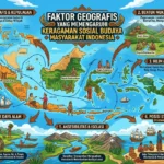 Faktor Geografis yang Memengaruhi Keragaman Sosial Budaya Masyarakat Indonesia (AiStudio)