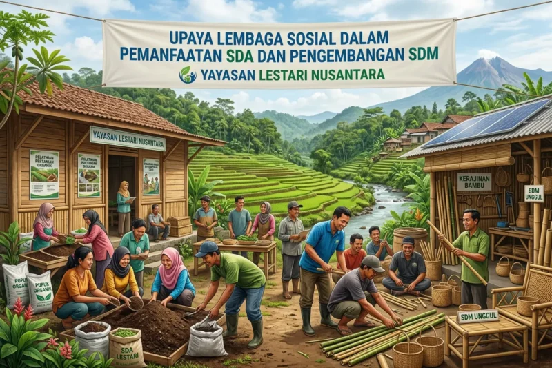 Upaya Lembaga Sosial dalam Pemanfaatan Sumber Daya Alam dan Pengembangan SDM