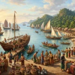 Perdagangan Maritim Nusantara pada Awal Masehi: Jalur Laut dan Aktivitas Pedagang (AiStudio)