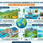 Mengapa Aktivitas Ekonomi Berbeda di Setiap Wilayah? Kenali Faktor Geografisnya (AiStudio)