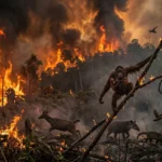 Ancaman Kebakaran Hutan terhadap Kelestarian Lingkungan dan Kehidupan Satwa (AiStudio)